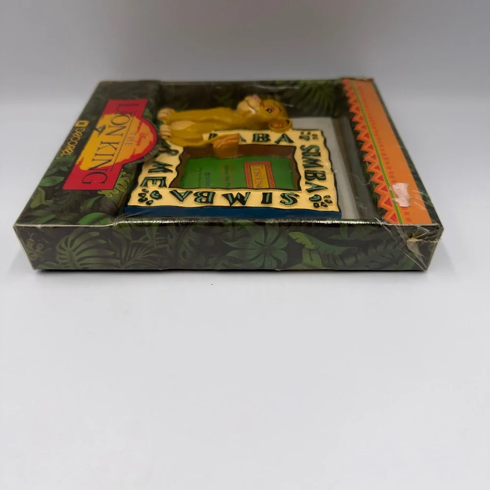Vintage Disney The Lion King Simba & Me Picture Frame Decorel 7102D New Sealed